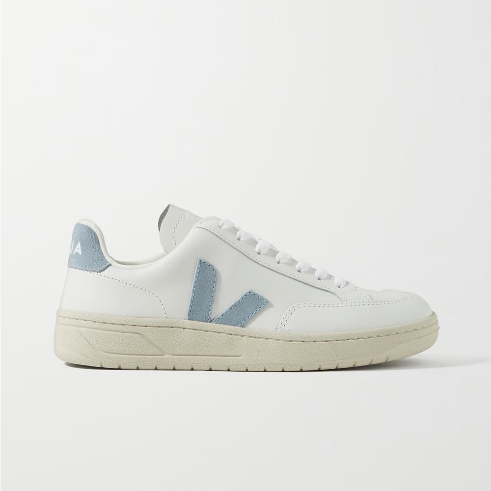VEJA V12 White / Steel (Size 9) NWT